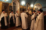  Всенощное бдение в Спасской церкви села Спас-Талица - 13 января 2019 года