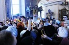 Пасхальная Великая вечерня в Успенском кафедральном соборе в Кирове