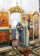 Митрополит Марк возглавил Литургию в престольный праздник церкви Казанской иконы Божией Матери села Бурмакино