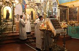  Всенощное бдение в Спасской церкви села Спас-Талица - 13 января 2019 года