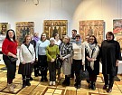 Слушатели краткосрочных образовательных курсов посетили зал древнерусского искусства Вятского художественного музея имени В.М. и А.М. Васнецовых