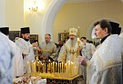Митрополит Марк совершил заупокойное богослужение в храме Великомученика и целителя Пантелеимона г. Кирова 