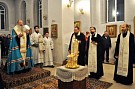 Митрополит возглавил всенощное бдение в храме иконы Божией Матери «Всех скорбящих Радость» города Кирова