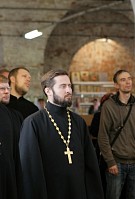 Состоялся молебен перед началом семинара, посвященного совершению Таинств для глухих людей