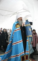 Митрополит Марк возглавил Литургию в праздник Благовещения Пресвятой Богородицы