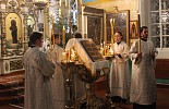  Всенощное бдение в Спасской церкви села Спас-Талица - 13 января 2019 года
