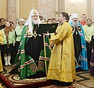 Слово Святейшего Патриарха Кирилла при вручении архиерейского жезла Преосвященному Леониду (Толмачеву), епископу Уржумскому и Омутнинскому