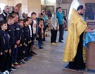 Благочинный Кукарского округа благословил юных спортсменов на участие во всероссийском футбольном турнире