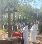 Чин освящения поклонного креста совершен в поселке Зеленый Оричевского района