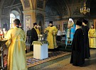Накануне воскресного дня митрополит Марк совершил всенощное бдение в Троицком храме села Кстинино
