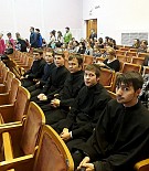 Студенты Вятского духовного училища посетили концерт, посвященный преподобному Трифону Вятскому