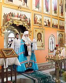 Всенощное бдение в канун престольного праздника Преображенского храма города Слободского