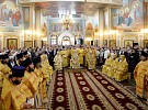 Митрополит Марк сослужил Святейшему Патриарху Кириллу за Литургией в Михайловском кафедральном соборе Ижевска