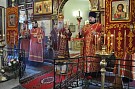 Пасхальное архиерейское богослужение в храме великомученика и целителя Пантелеимона города Кирова