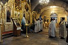 В праздник Обрезания Господня митрополит Вятский и Слободской Марк возглавил Божественную литургию в Успенском соборе Советска