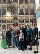 Троицкий храм села Быстрица посетили паломники из села Бахта