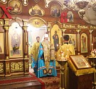 Праздничное Всенощное бдение в храме Святой Троицы Живоначальной города Слободского