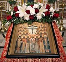 Празднование Собора новомучеников и исповедников Вятской Митрополии в Свято-Успенском кафедральном соборе
