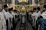 Великая вечерня в Успенском кафедральном соборе в Кирове