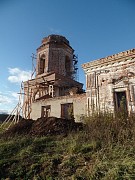 Потрудились на колокольне Троицкой церкви в Медянах