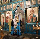 Праздничное Всенощное бдение в Никольском храме Трифонова монастыря