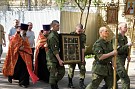 Крестный ход в воинской части