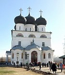 Празднование Входа Господня в Иерусалим в Свято-Успенском кафедральном соборе