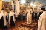  Всенощное бдение в Спасской церкви села Спас-Талица - 13 января 2019 года