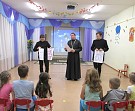 Студенты Вятского Духовного училища провели занятие о добродетелях для воспитанников детского сада